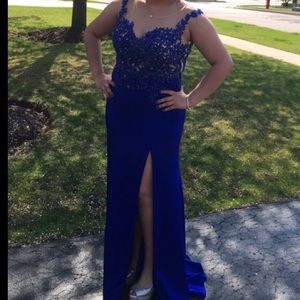 Royal Blue prom dress
